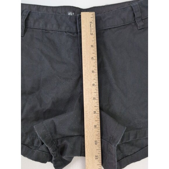 Volcom Chino Micro Short Womens 30 Black Athleisure Beach Casual Skater - Picture 8 of 9